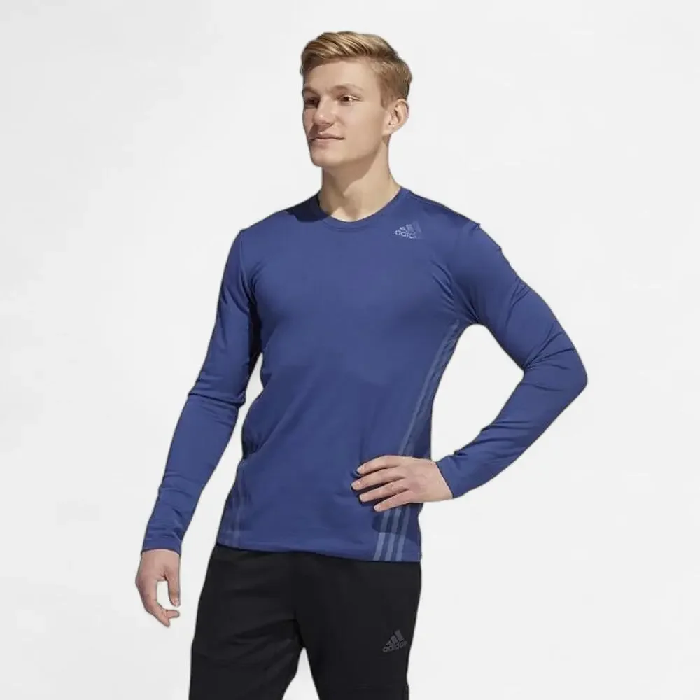 Adidas blue long sleeve shirt